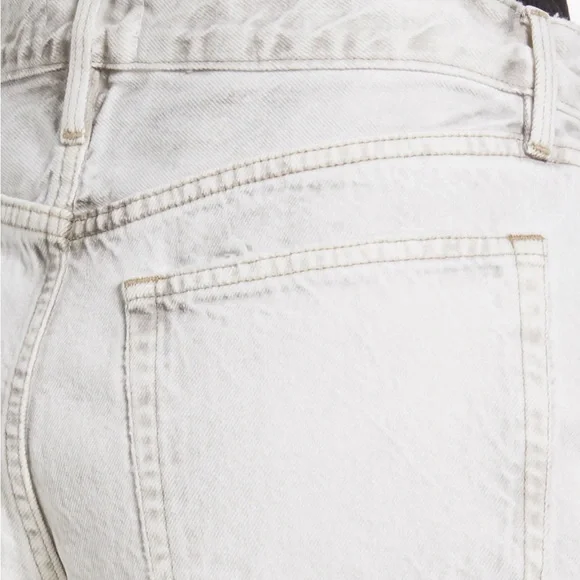 Frame Le Brigette High Waist Raw Hem Denim Shorts - Picture 4 of 16